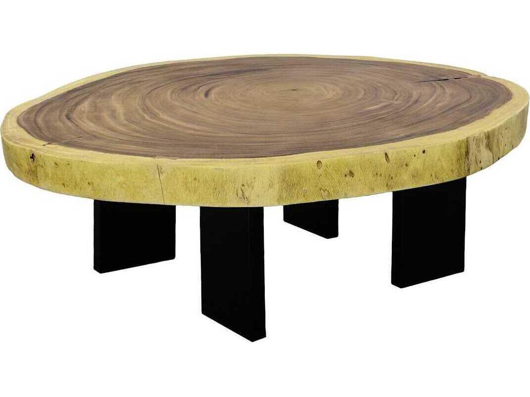 Phillips Collection Floating Wood Natural Brown Coffee Table