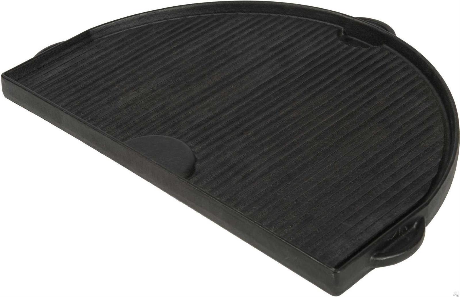 Primo Cast Iron Griddle for Oval XL 400 | Flat and Grooved Sides