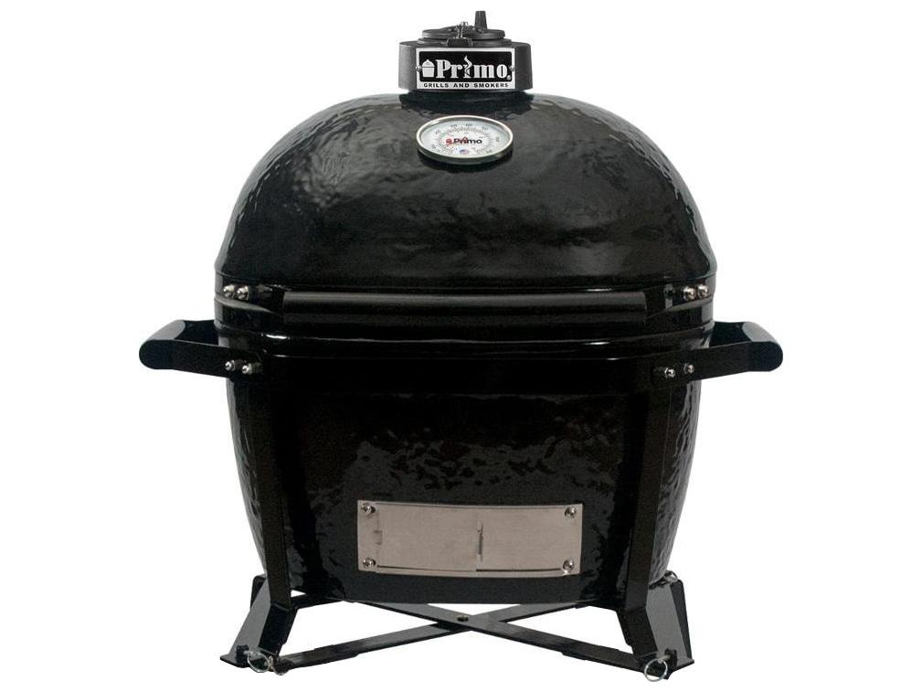 Primo Oval Junior Charcoal Grill with GO Portable Top