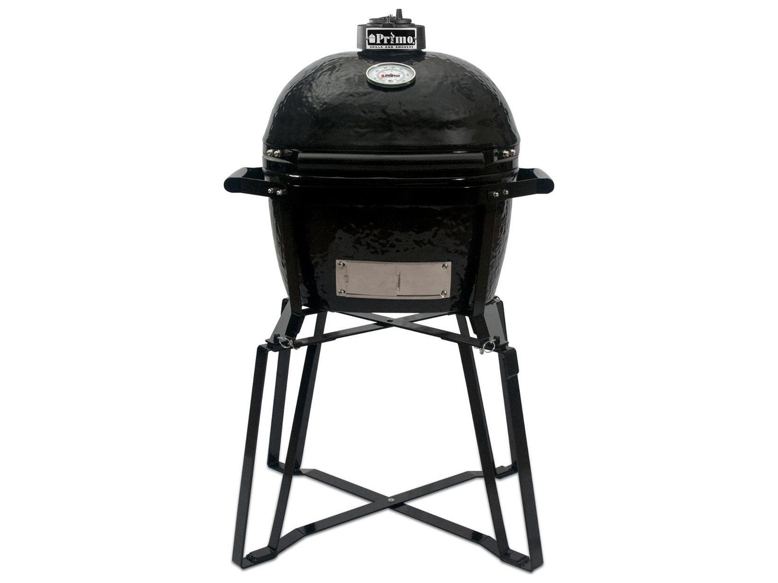 Primo Oval Junior Charcoal Grill with GO top and base