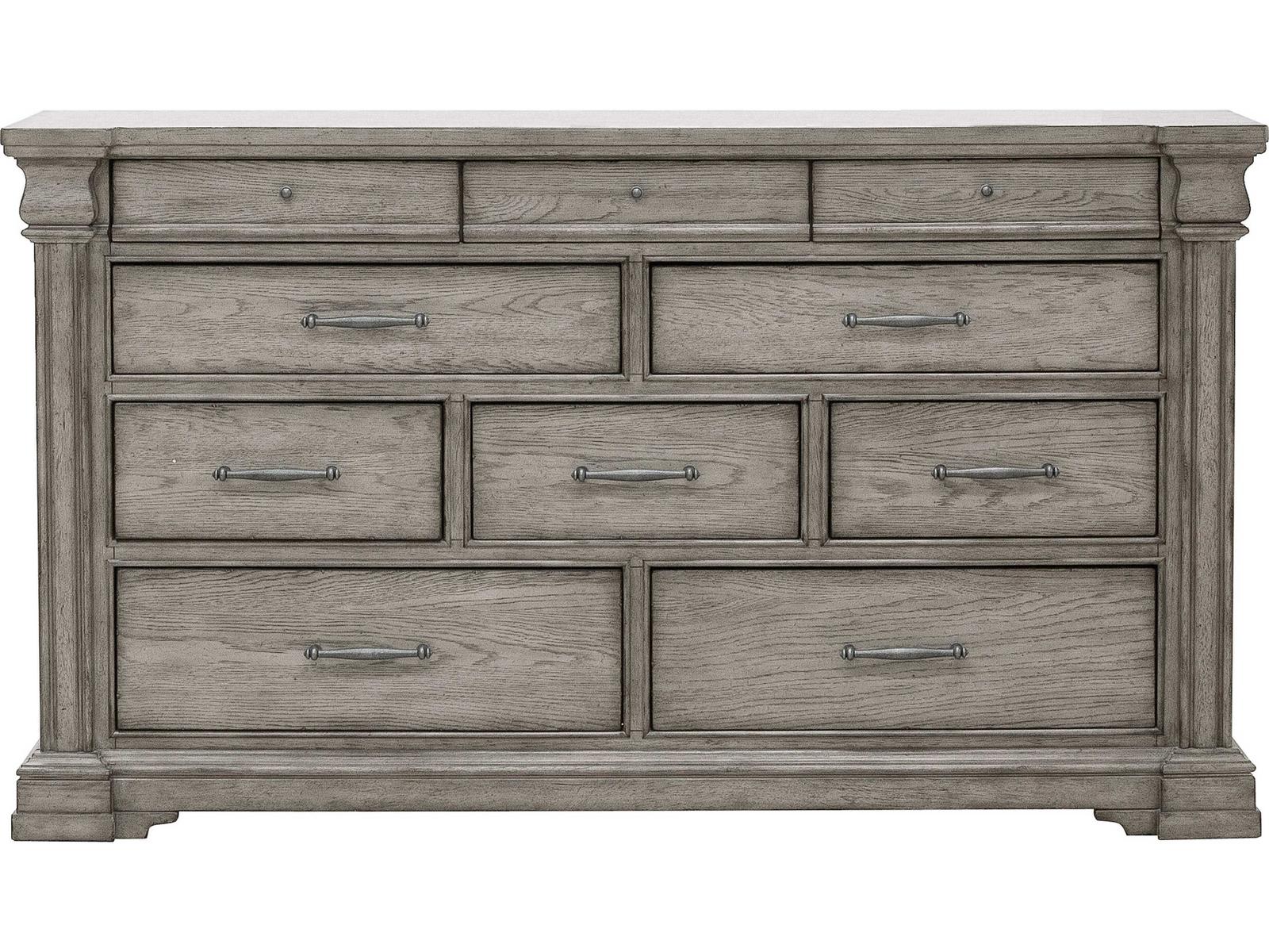 Pulaski Madison Ridge 10-Drawers Gray Hardwood Dresser