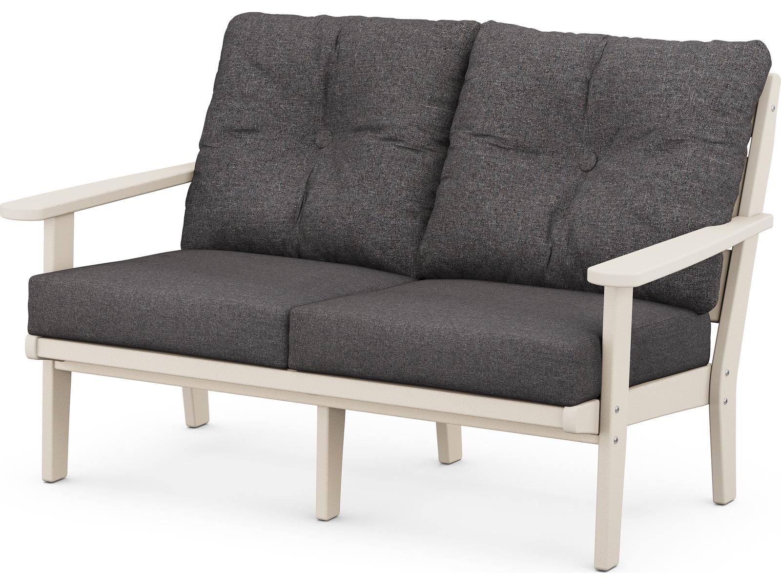 POLYWOOD® Lakeside Recycled Plastic Deep Seating Patio Loveseat