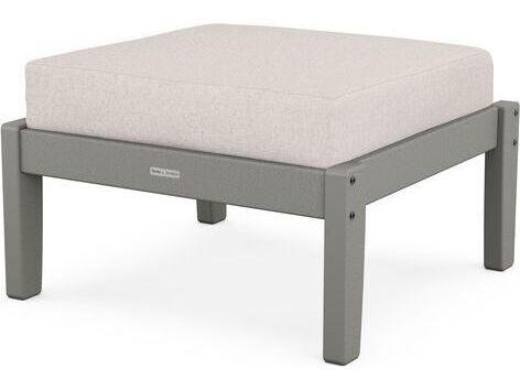 POLYWOOD® Martha Stewart by POLYWOOD® Chinoiserie Deep Seating Outdoor Patio Ottoman