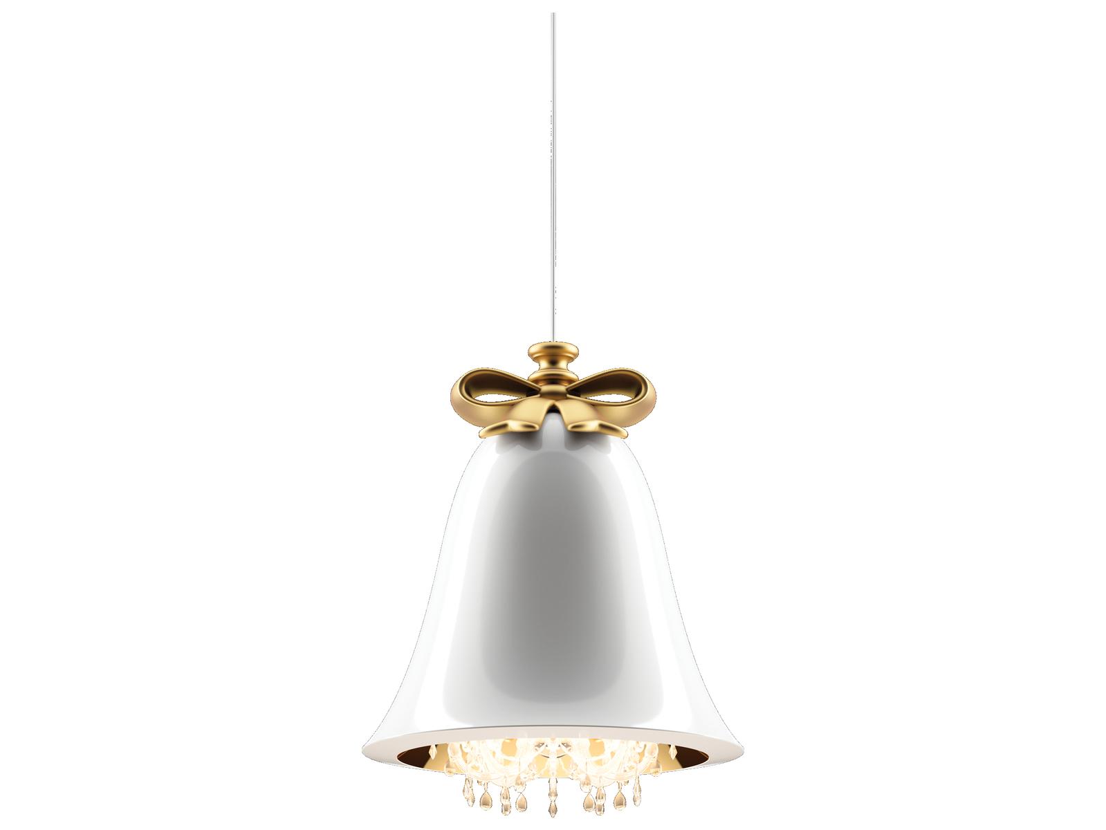 Qeeboo Mabelle 12-Light White Bell Chandelier