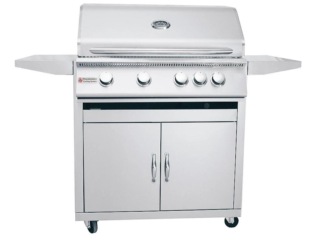 RCS Grills Stainless Steel 32 Premier Freestanding Grill-LP
