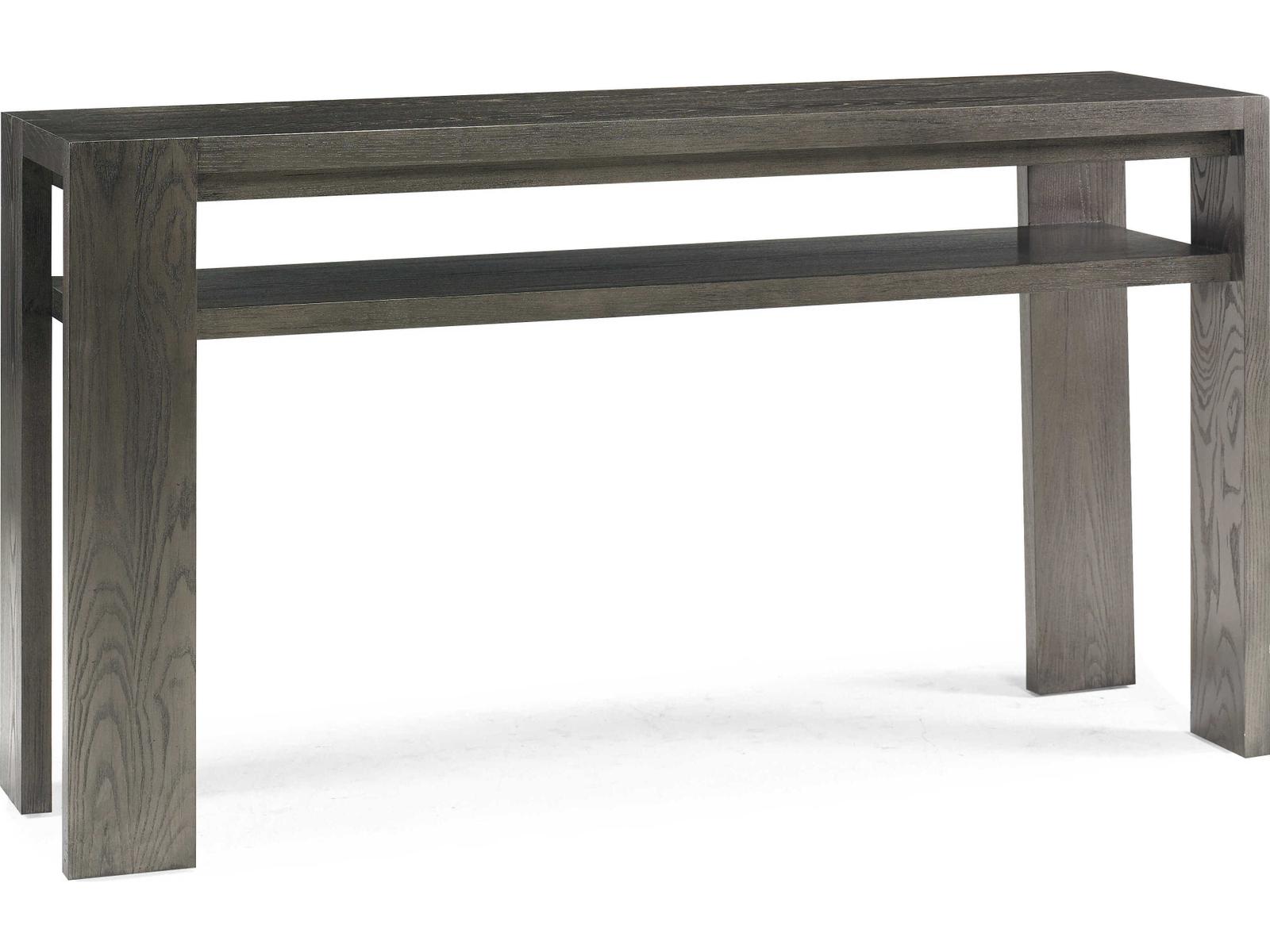 Sherrill Occasional Flint Console Table — Ash Solids Oak Veneers with ...