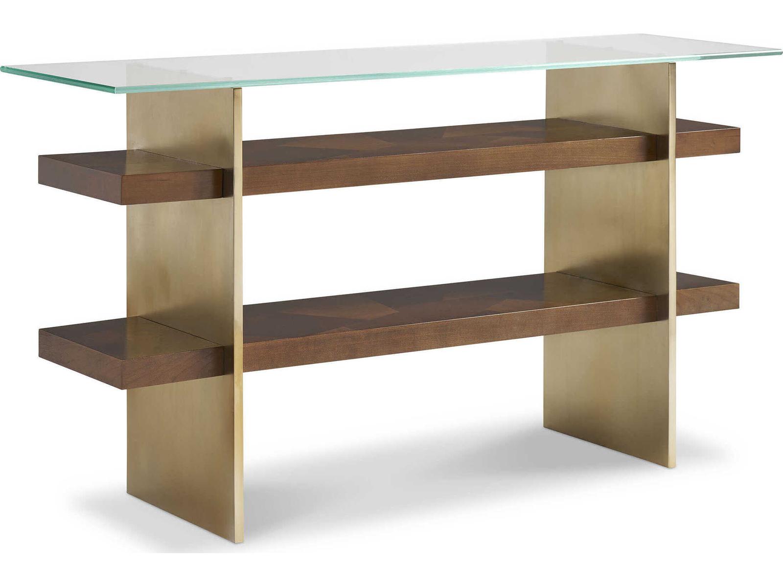 Sherrill Occasional Landers Console Table — Hardwood Cherry Veneers ...