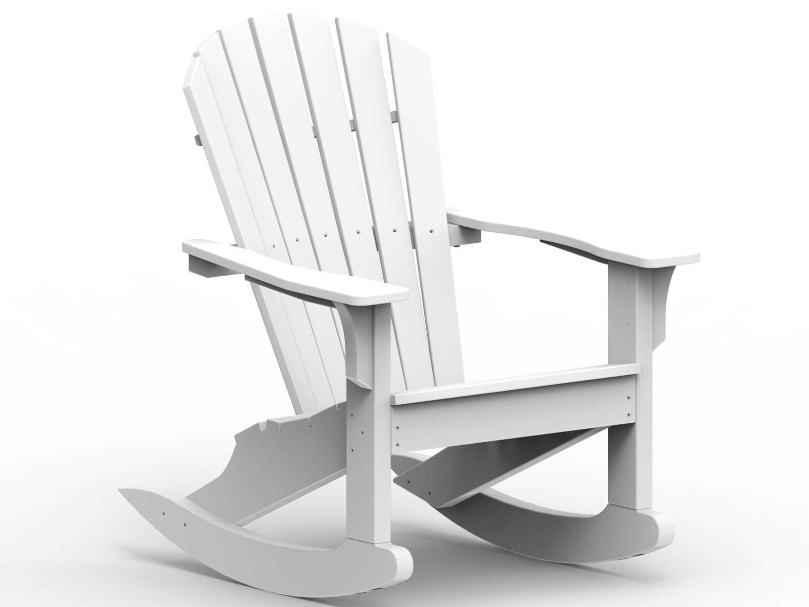 Seaside Casual Shellback Adirondack Recycled Plastic Rocker Chair