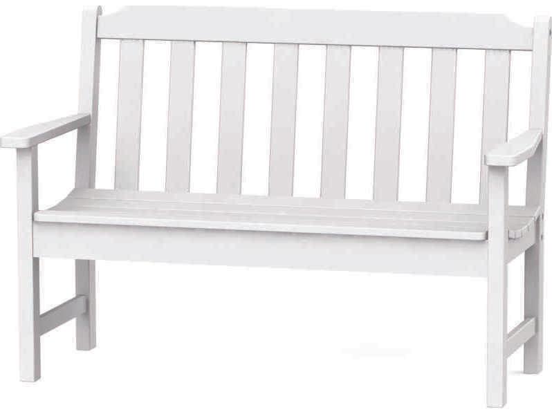Seaside Casual Complementary Pieces Recycled Plastic Newport 4ft. Outdoor Bench