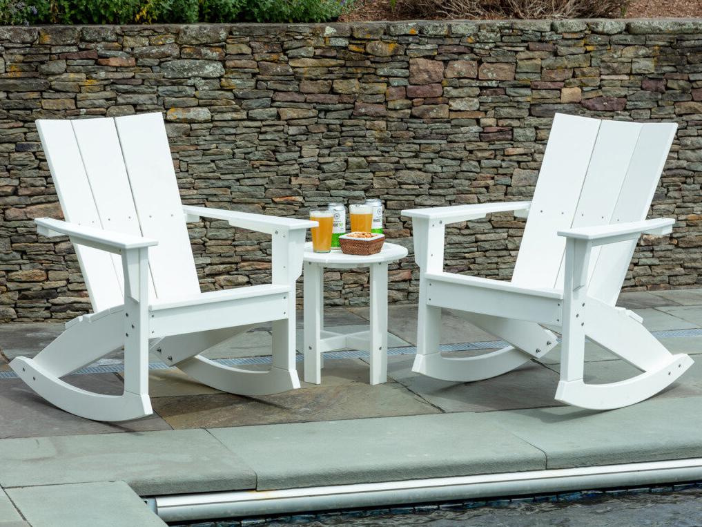 Seaside Casual Coastline Recycled Plastic Patio Lounge Set