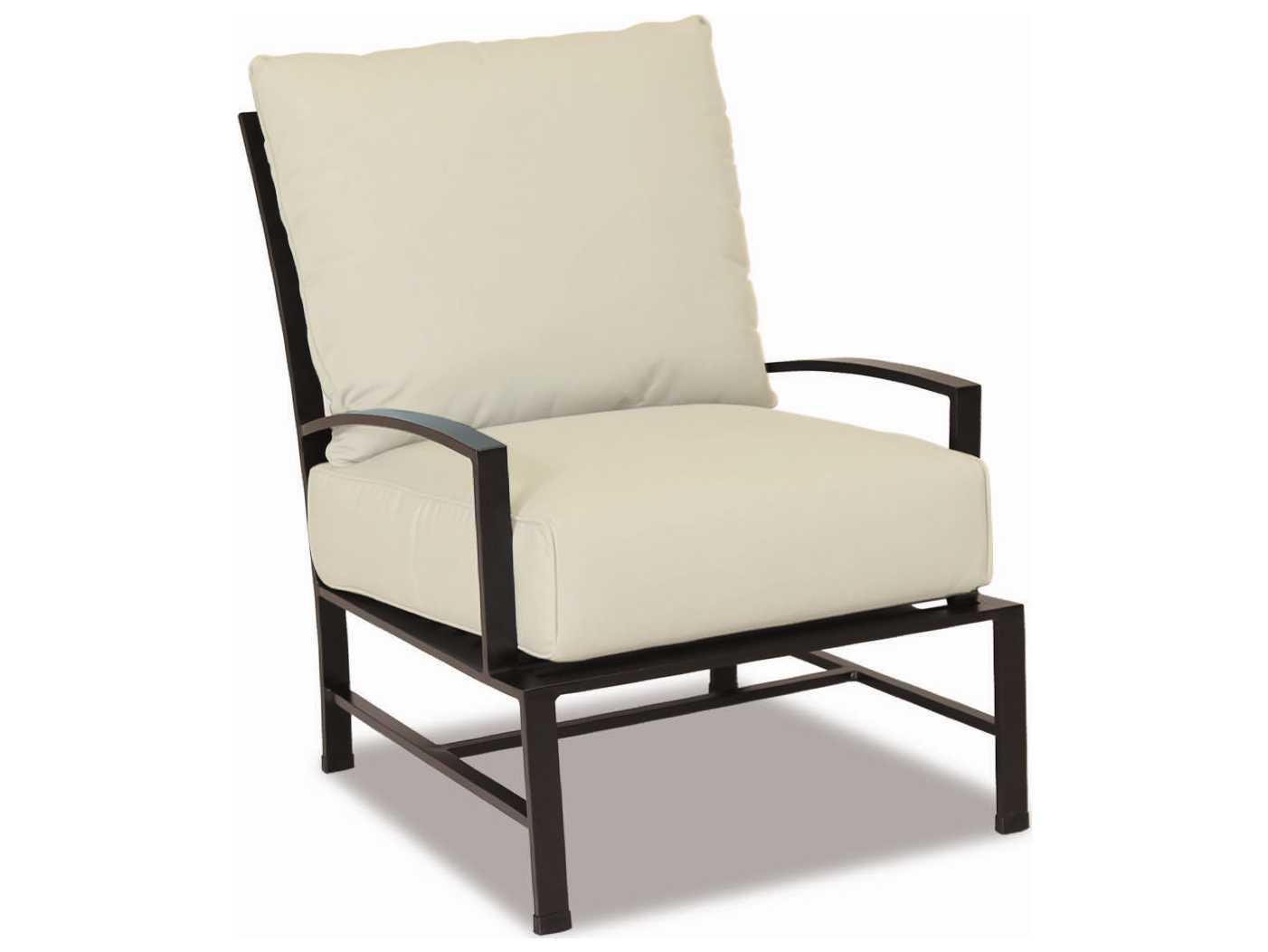 Sunset West Quick Ship La Jolla Rich Chocolate Aluminum Cushion Lounge Chair