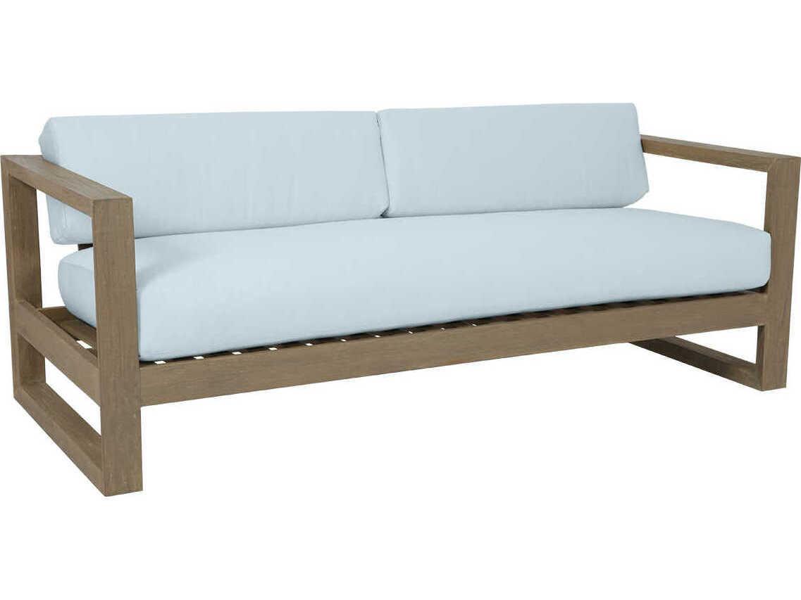 Sunset West Coastal Te Teak Wood Cushion Sofa