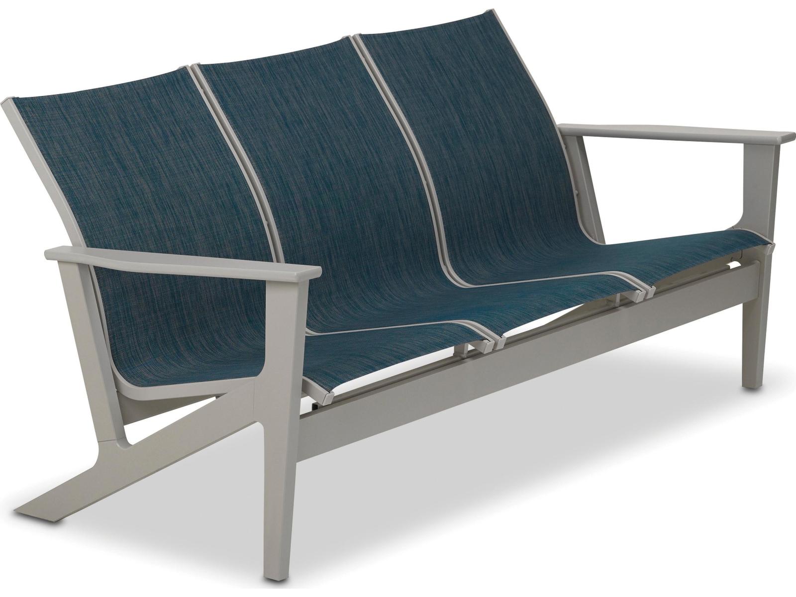 Telescope Casual Wexler Marine Grade Polymer Sling Outdoor Patio Sofa