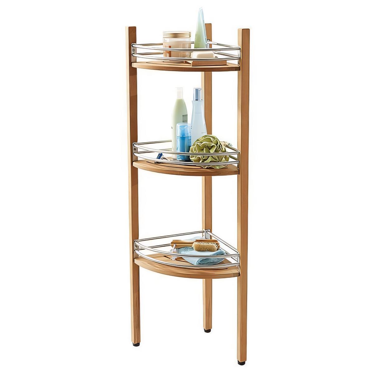 Teak Smith Corner Shelf Caddy