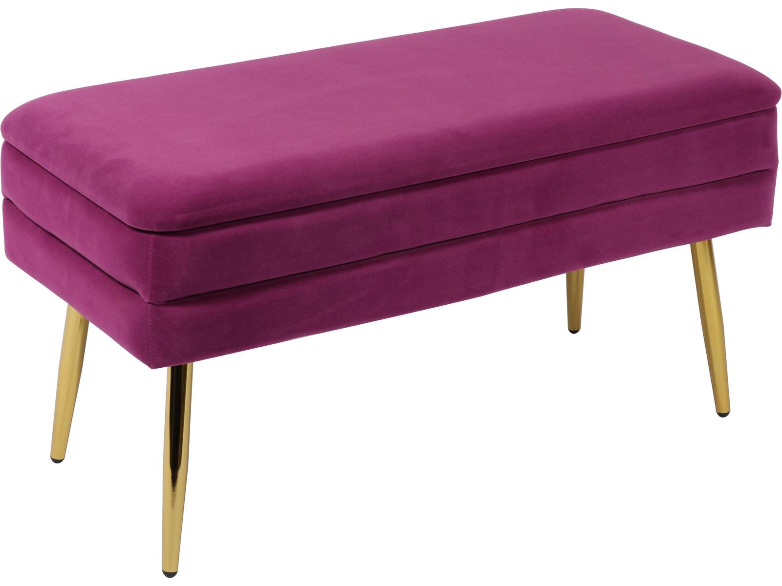 TOV Ziva 31" Velvet Storage Bench