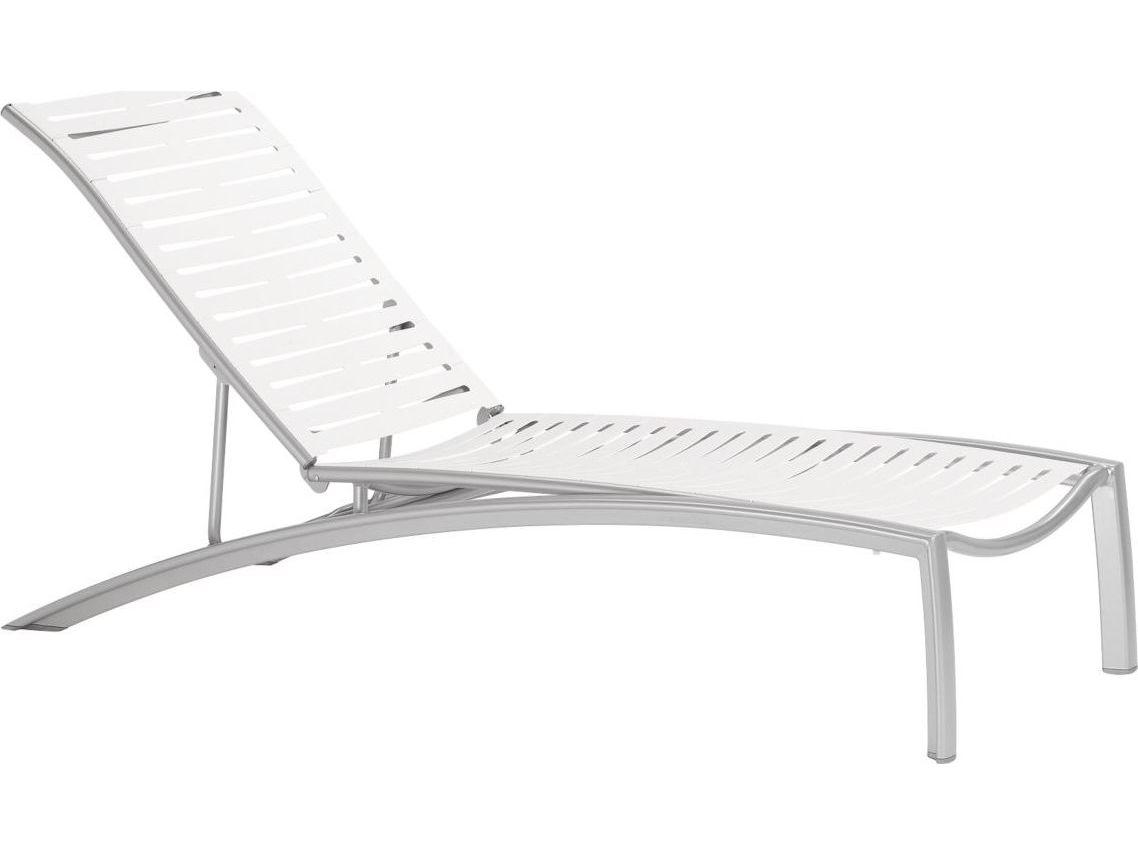 Tropitone South Beach Ribbon Aluminum Outdoor Chaise Lounge