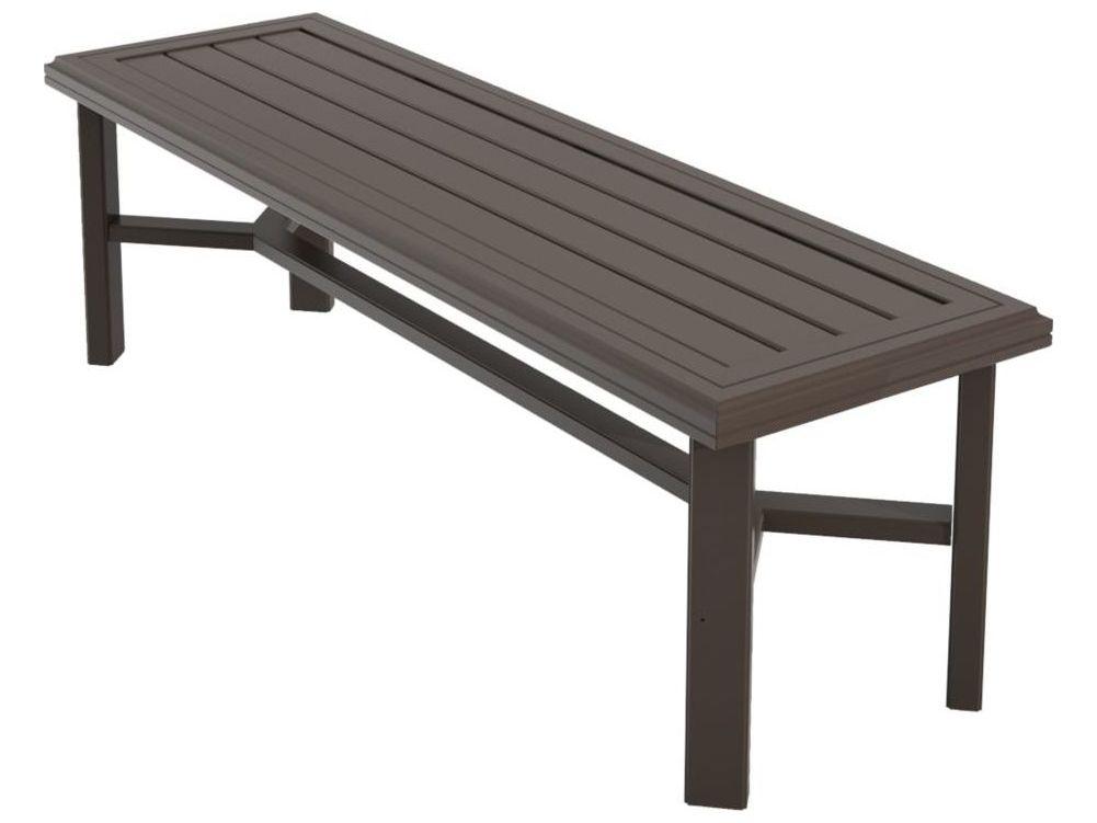 Tropitone Banchetto Aluminum Outdoor Patio Bench