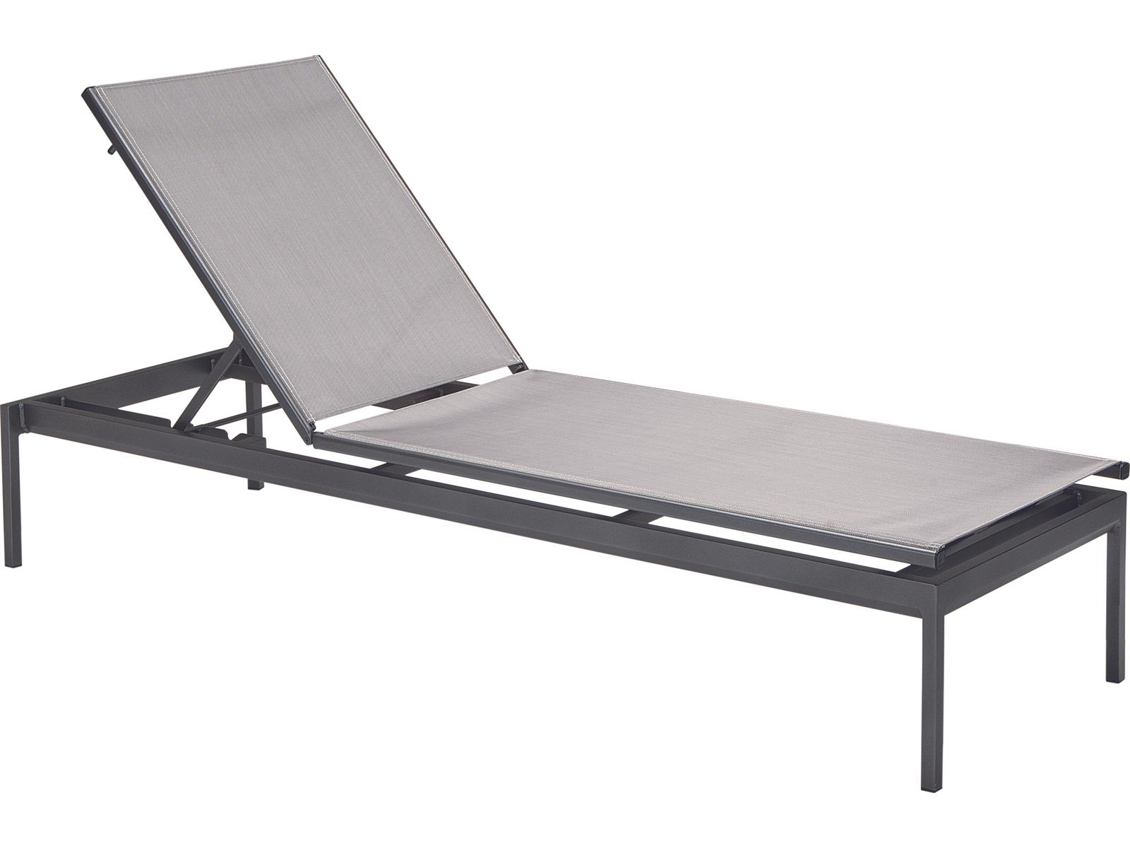 Tropitone Cabana Club Aluminum Relaxed Sling Stackable Outdoor Chaise Lounge