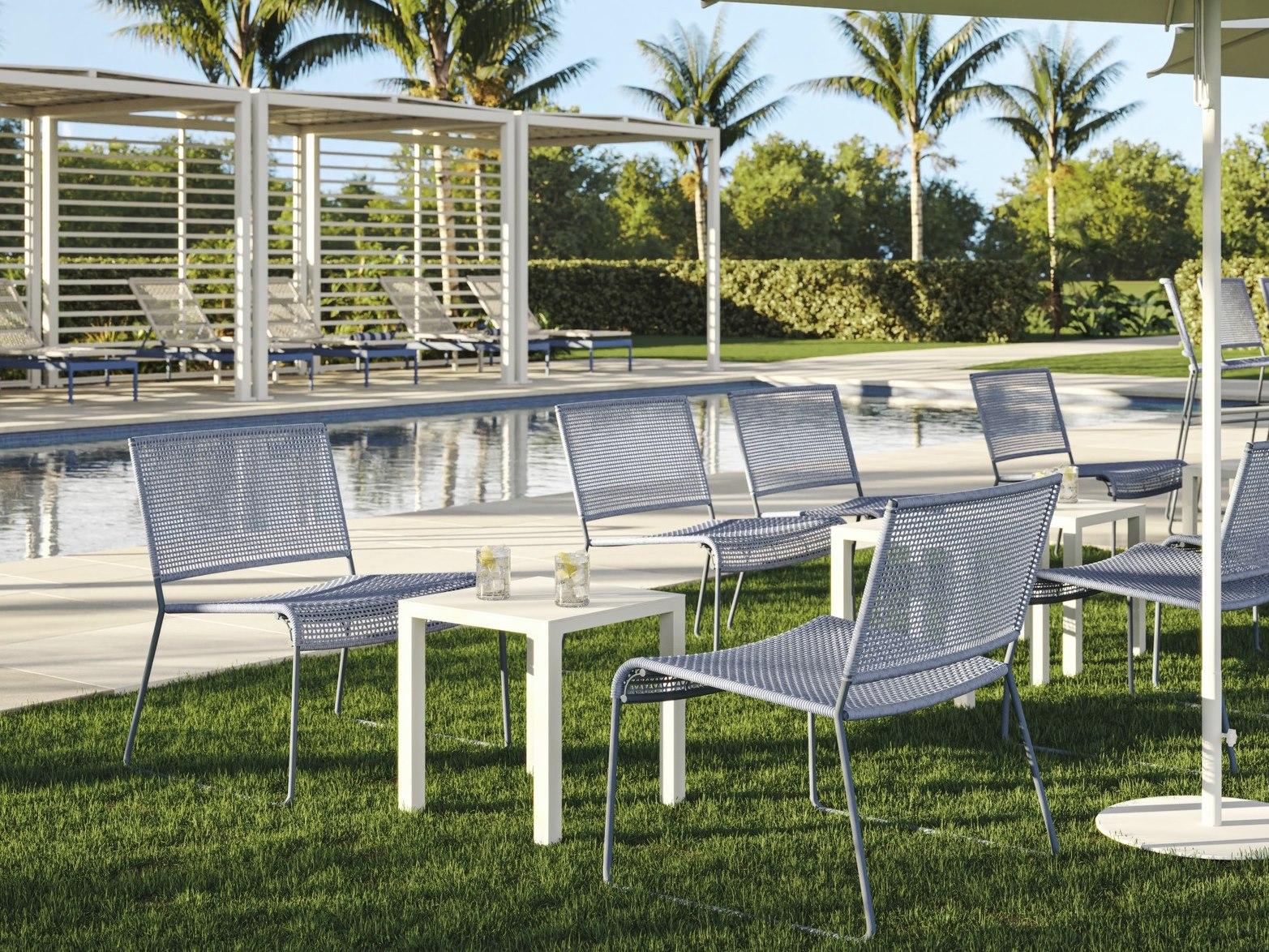 Tropitone Bayfront Aluminum Rope Lounge Set