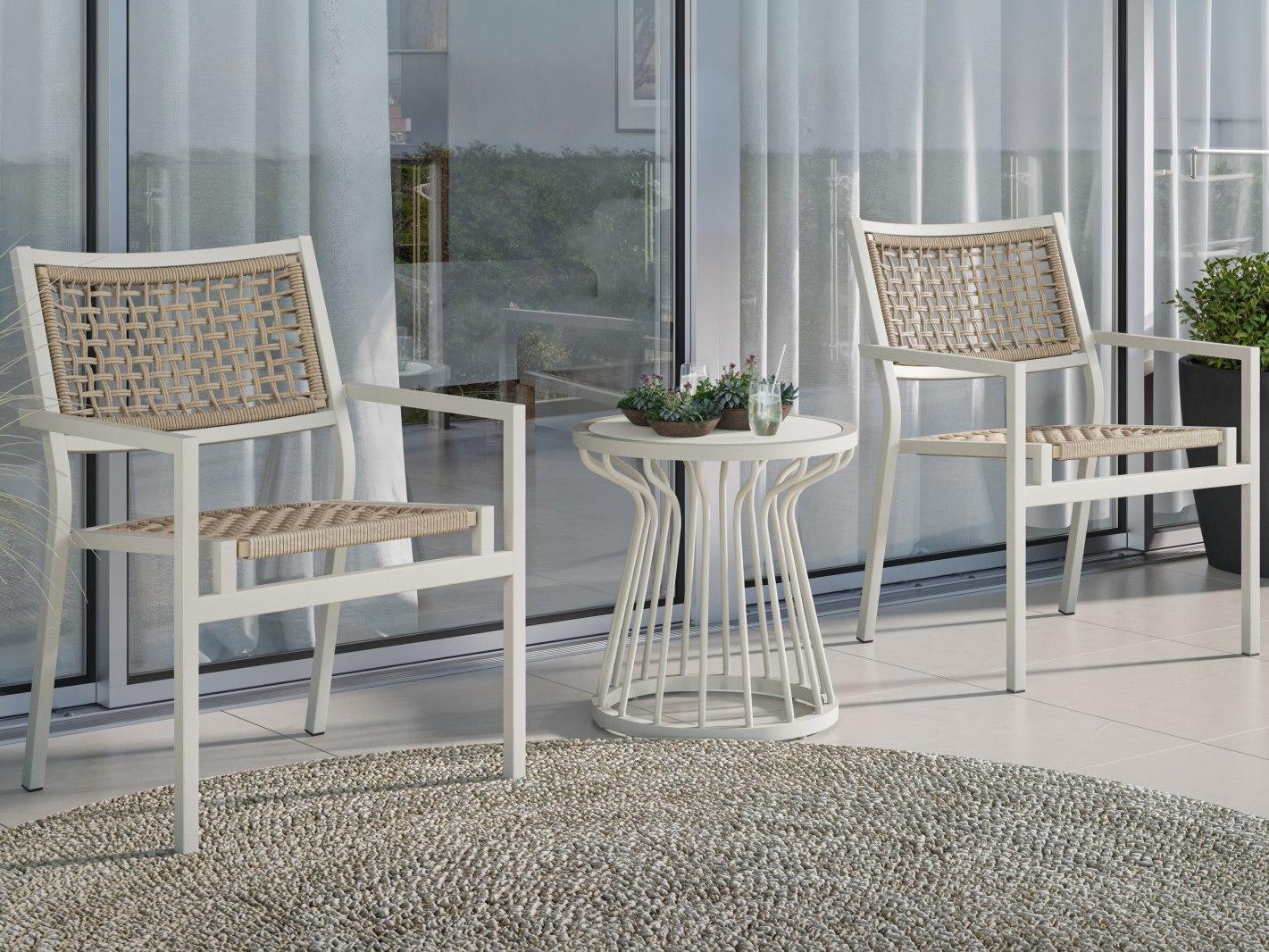 Tropitone Cabana Club Rope Aluminum Lounge Set