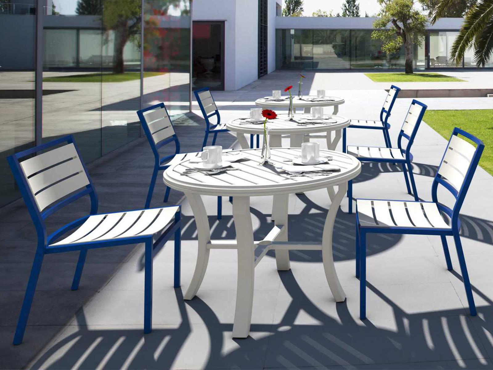Tropitone Cabana Club Aluminum Outdoor Dining Set