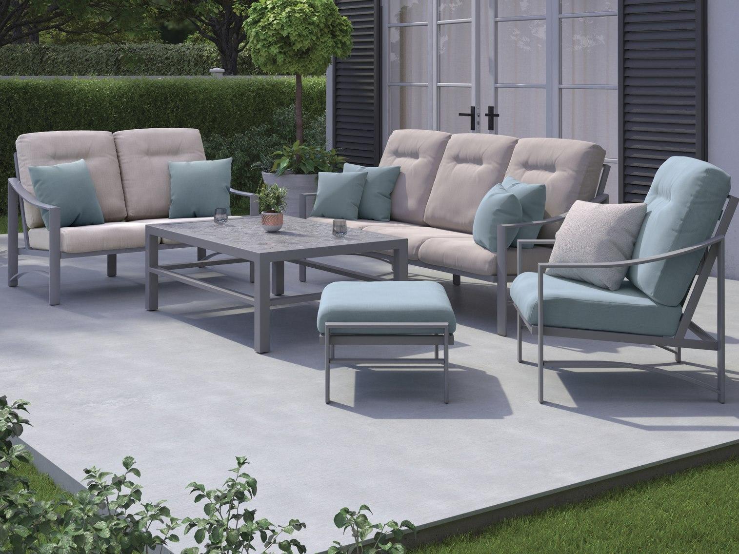 Tropitone Kenzo Cushion Aluminum Lounge Set