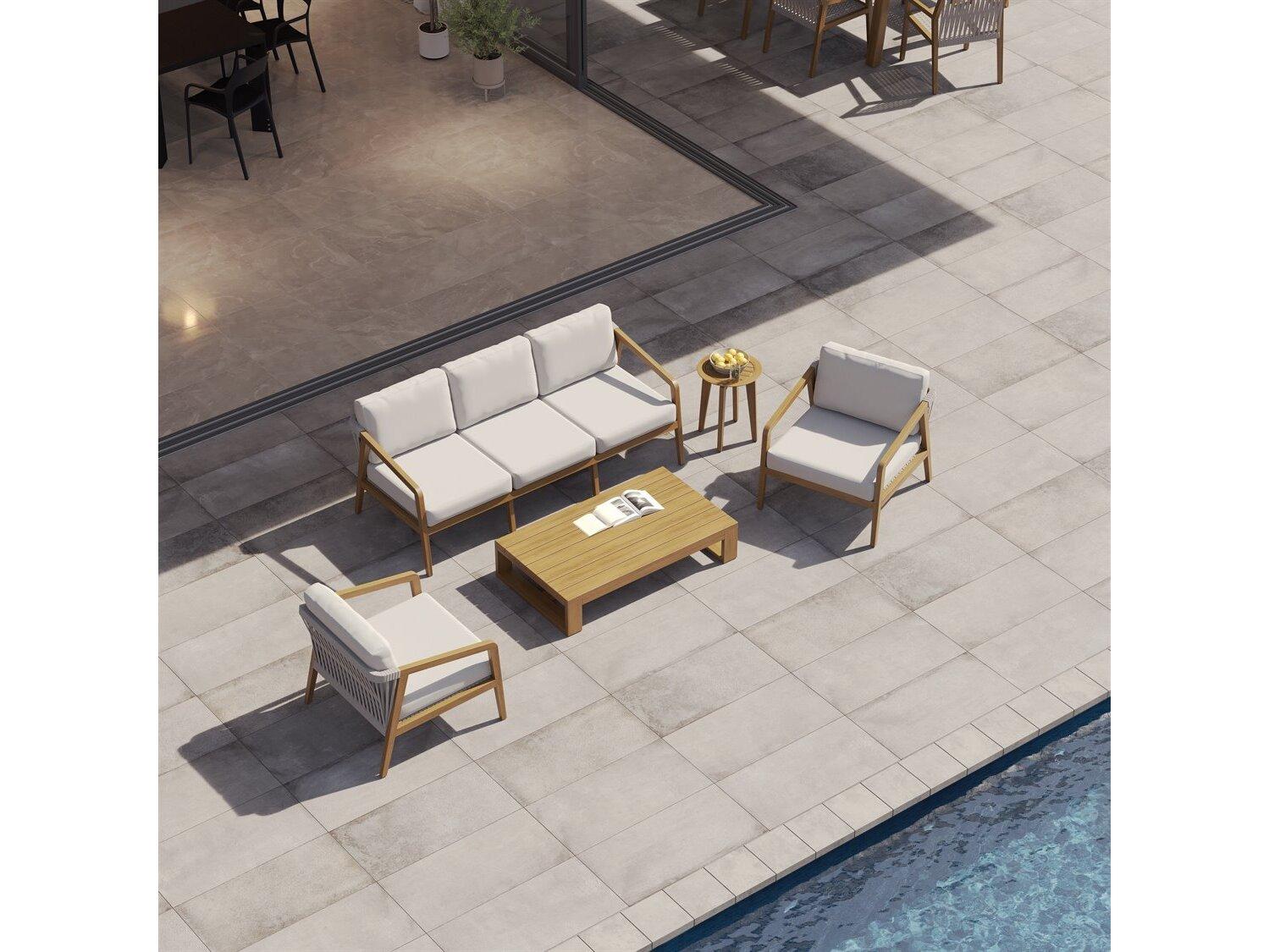 Tropitone Lido Teak Lounge Set