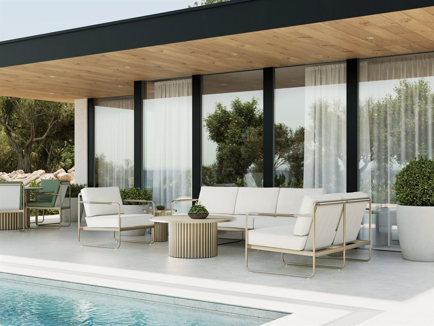 Tropitone Mirage Cushion Aluminum Lounge Set