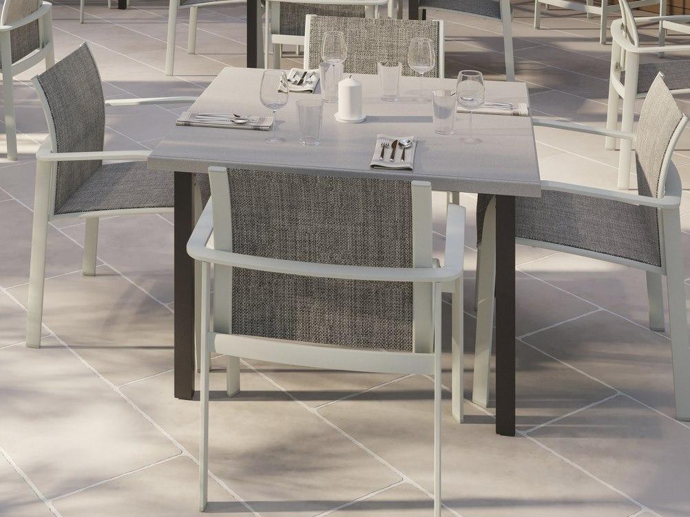 Tropitone Twist Sling Aluminum Dining Set