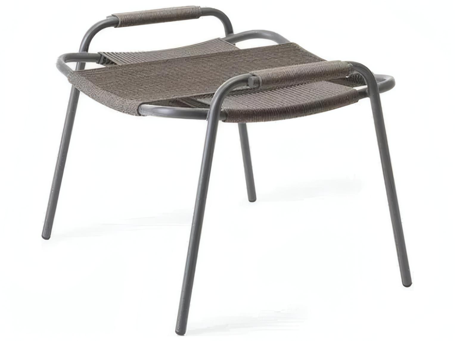 UnoPiu Coco Steel Rope Footrest in Graphite