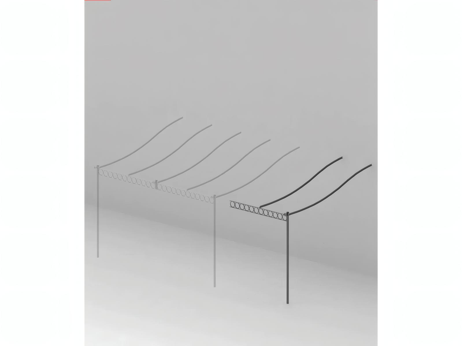 UnoPiu Tibisco Extension Single Attached Pergola without Roofing
