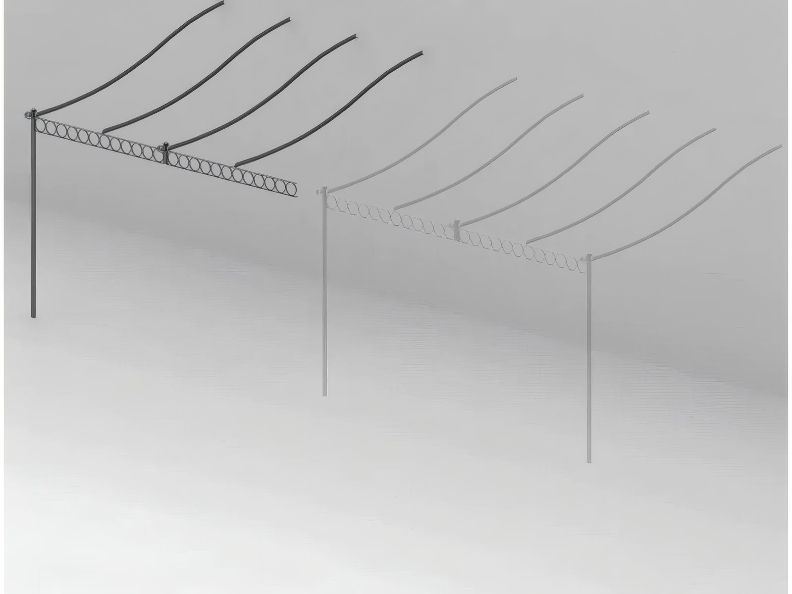 UnoPiu ibisco Attached Pergola without Roofing