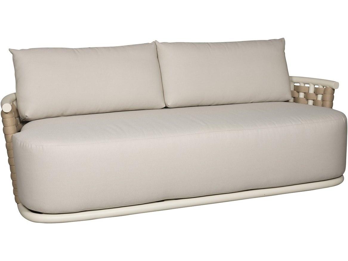 Vanguard Furniture Outdoor Taurus Aluminum Cushion Sofa