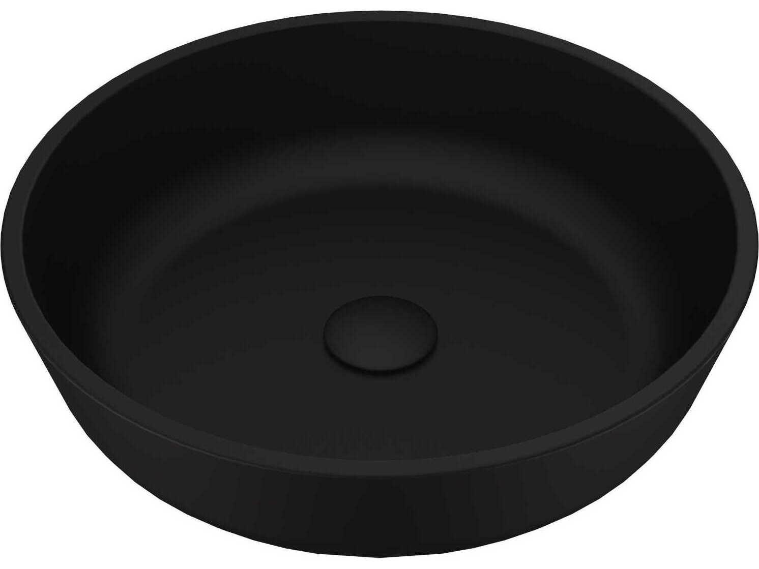Vigo Modus Matte Shell 17" Round Vessel Bathroom Sink
