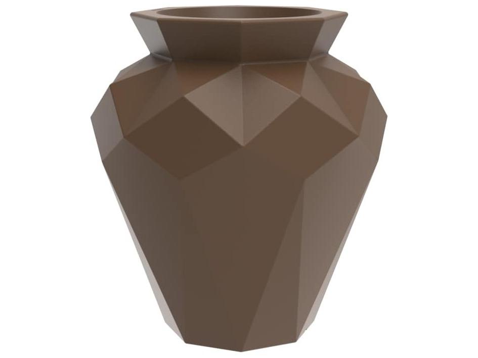 Vondom Outdoor Origami Brown Planter