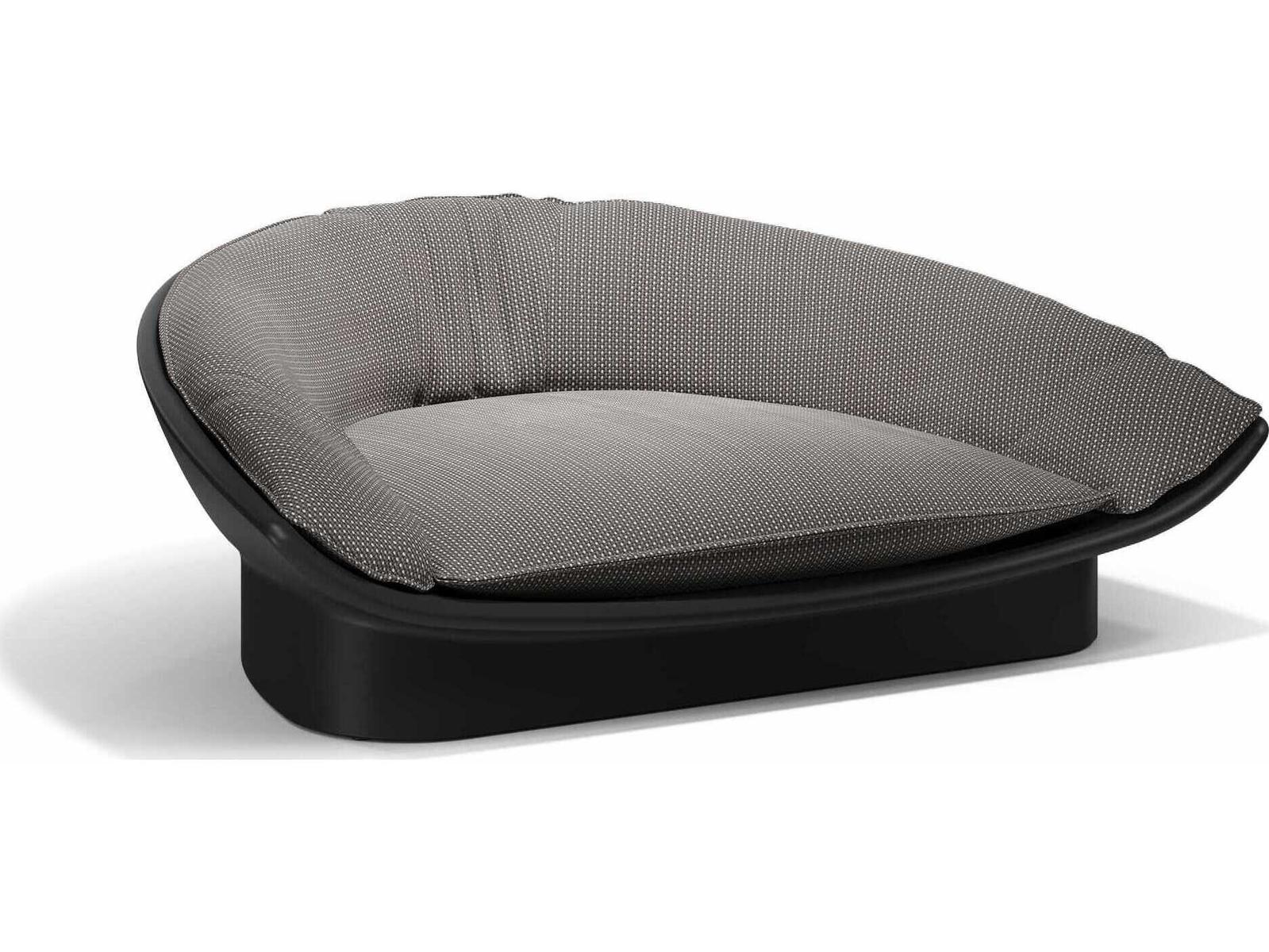 Vondom Outdoor Luna Daybed Black Getaria Moon Upholstery