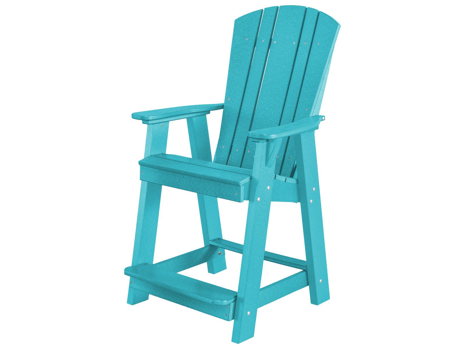 Wildridge Heritage Recycled Plastic Patio Counter Chair