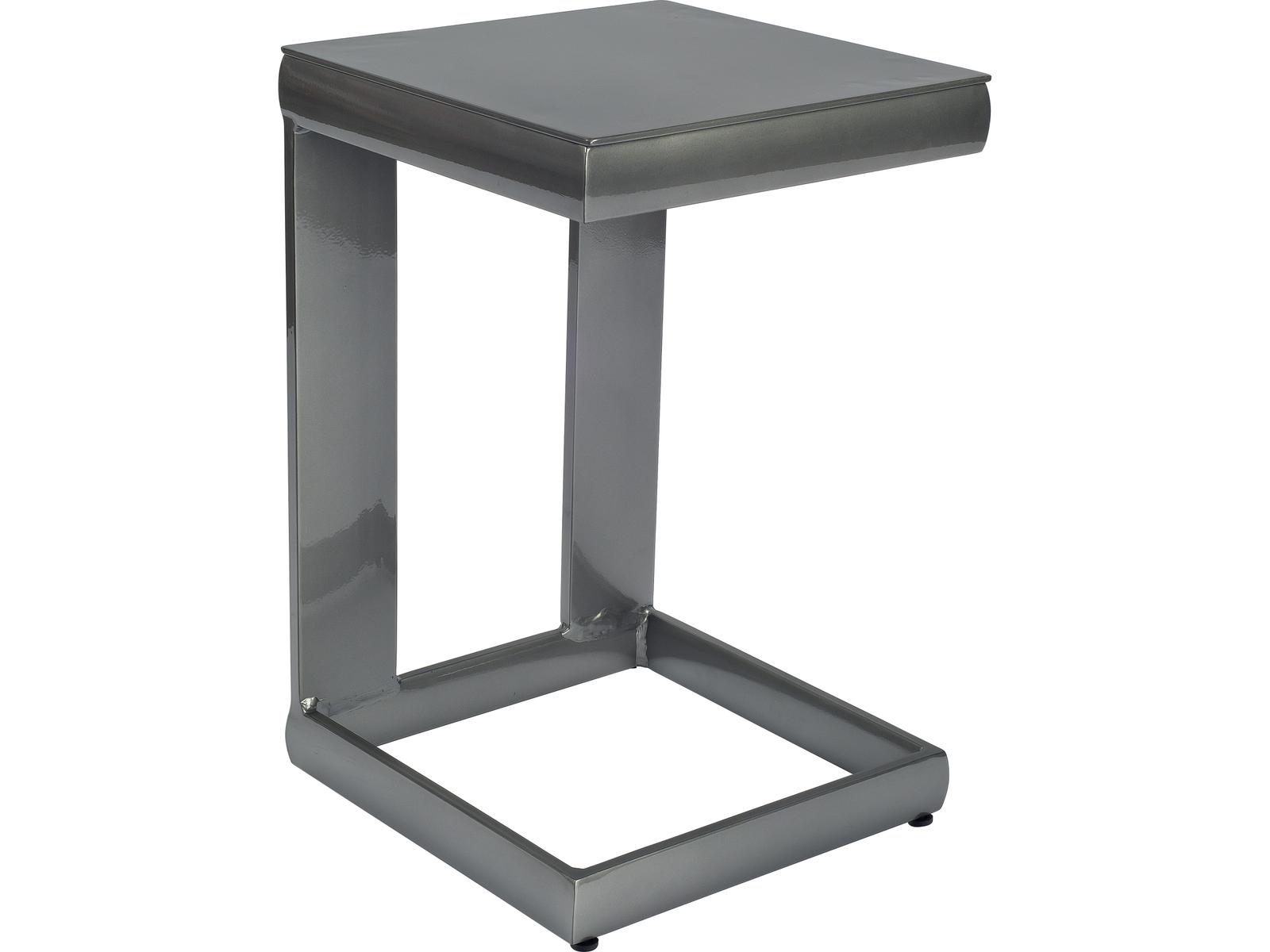 Woodard Metropolis Aluminum Universal Square C Outdoor Patio End Table