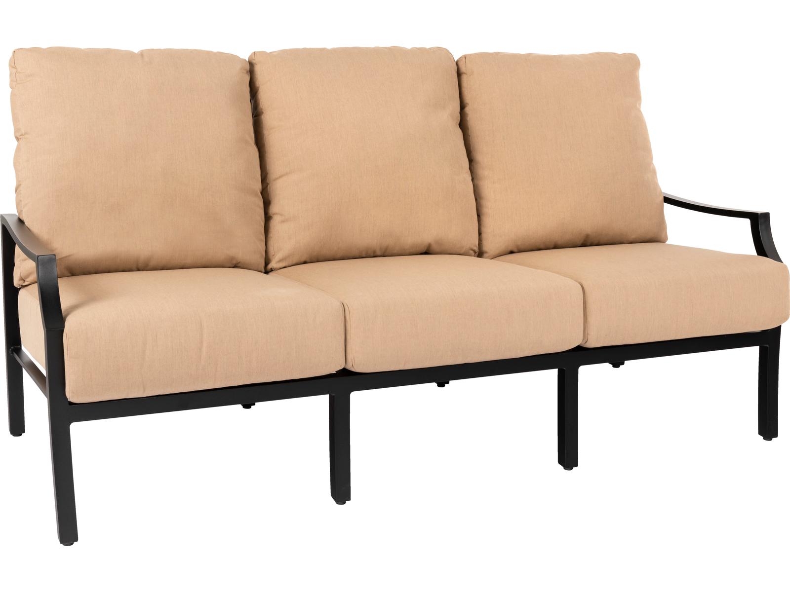 Woodard Nico Cushion Aluminum Outdoor Patio Sofa