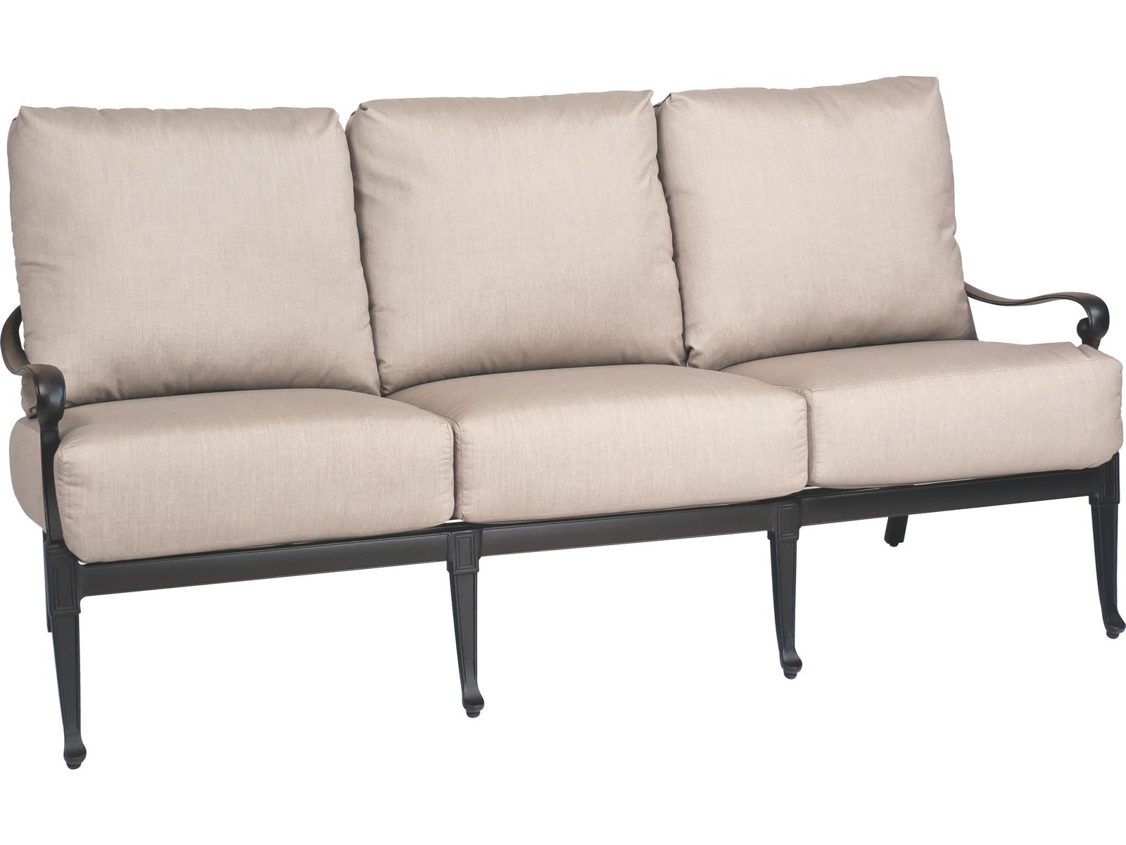 Woodard Wiltshire Cast Aluminum Outdoor Patio Sofa
