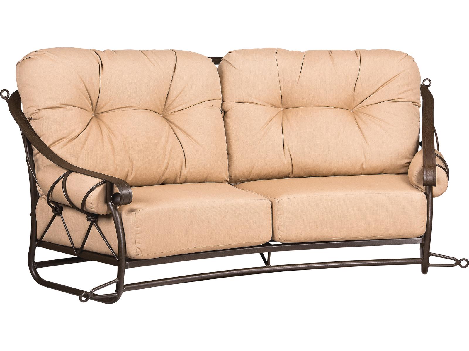 Woodard Derby Cushion Wrought Iron Patio Swing