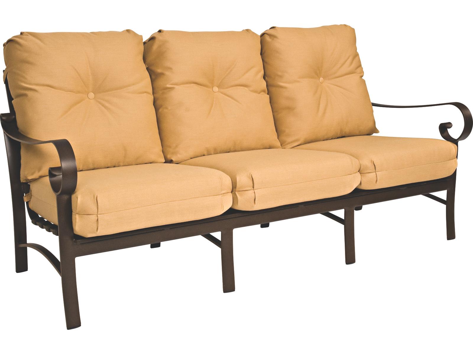 Woodard Belden Cushion Aluminum Outdoor Sofa
