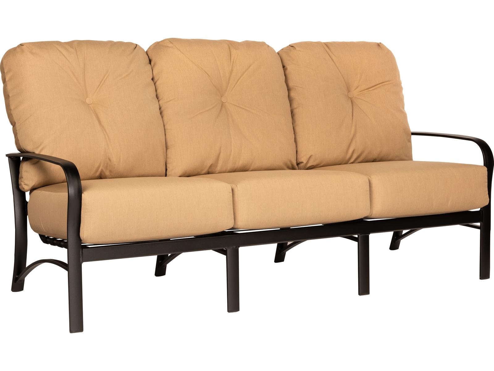 Woodard Fremont Cushion Aluminum Outdoor Patio Sofa