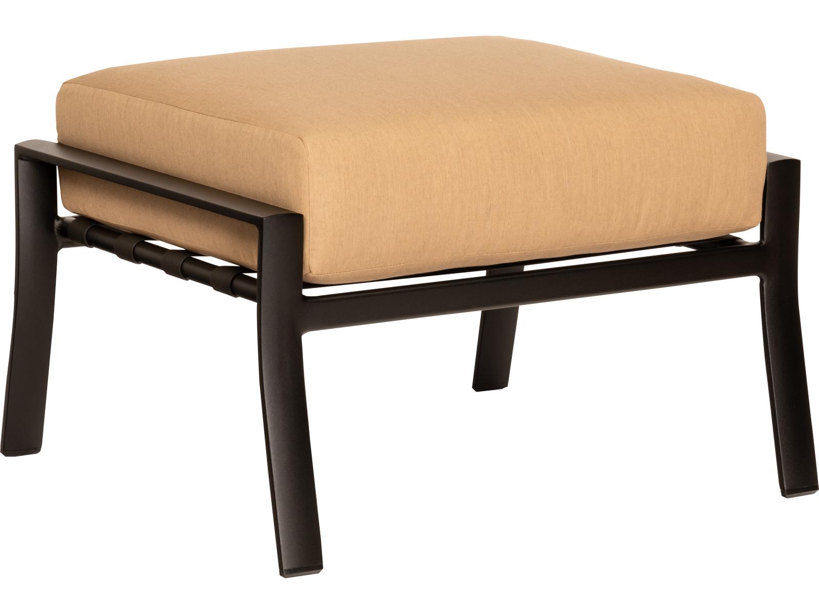 Woodard Fremont Cushion Aluminum Patio Ottoman