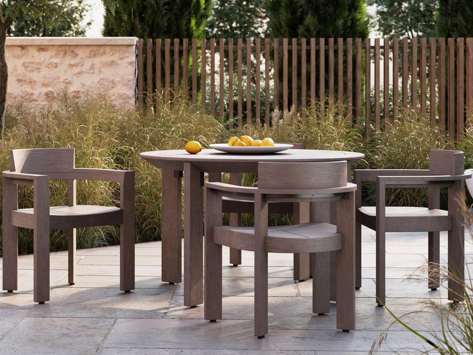 Woodard Beau Teak Dining Set