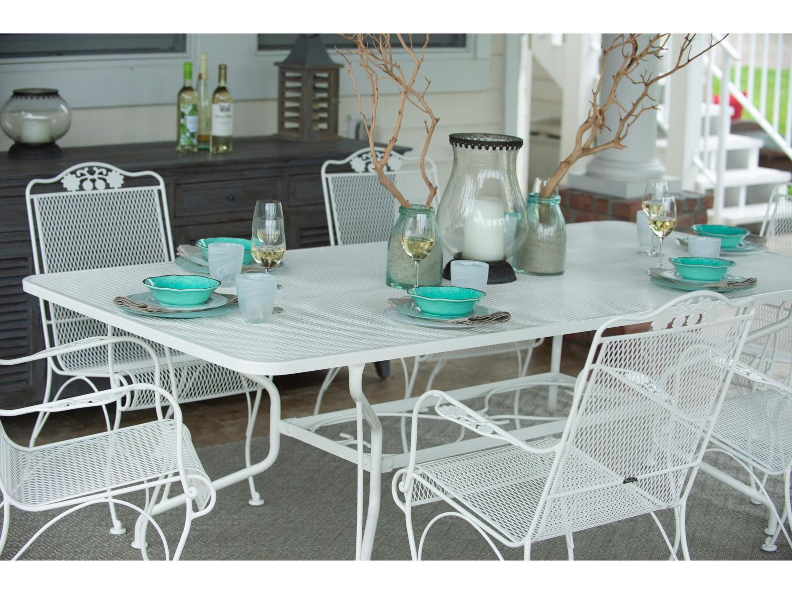 Woodard Briarwood Wrought Iron Patio Dining Set