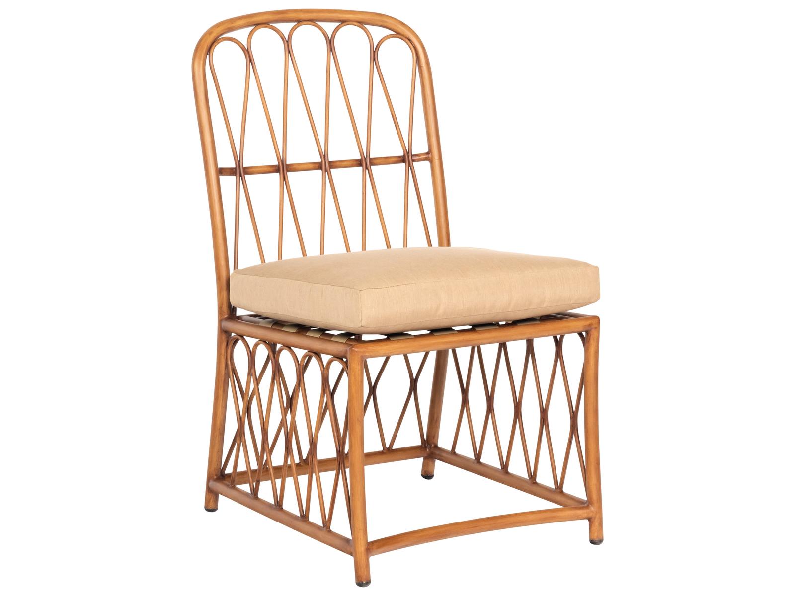 Woodard Cane Aluminum Cane Outdoor Dining Side Chair