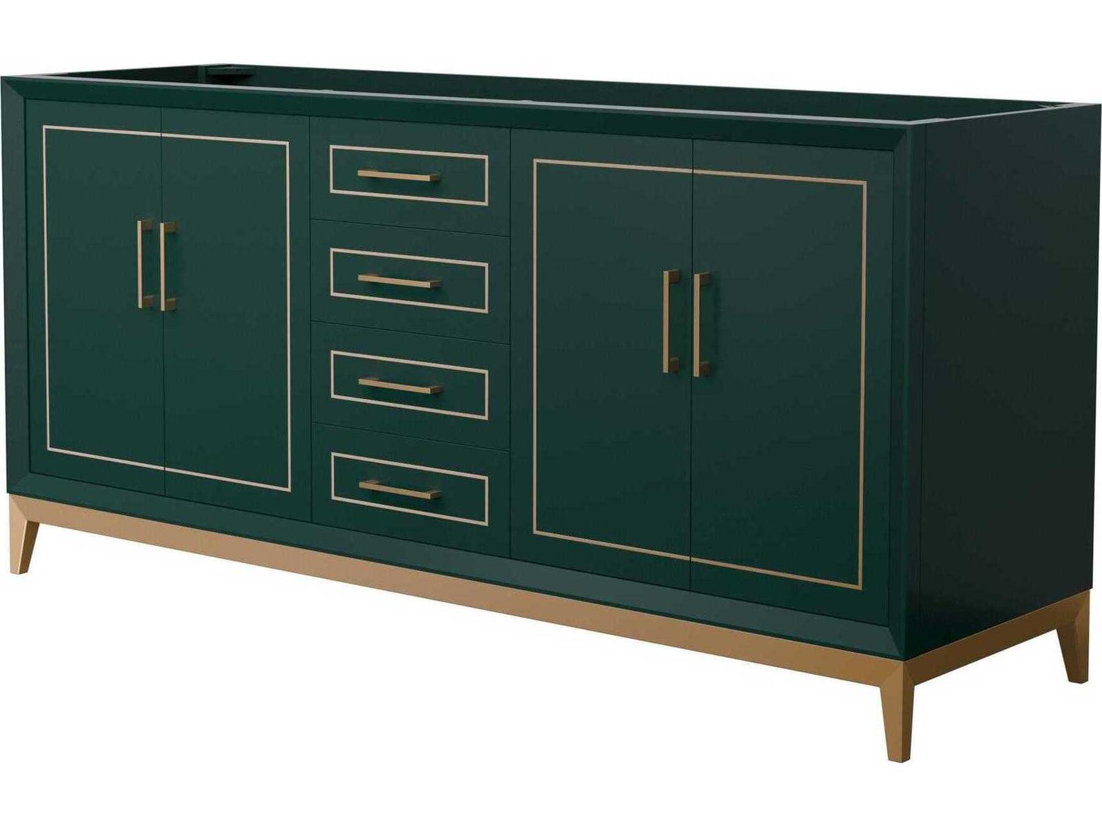 Wyndham Collection Marlena 72-Inch Dark Gray Bathroom Vanity Cabinet ...