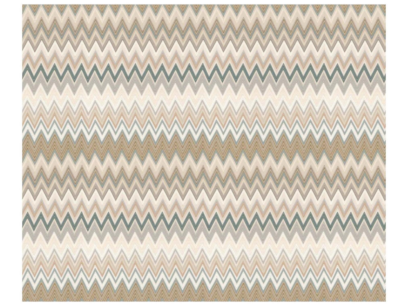 York Wallcoverings Missoni Pswp Green Wallpaper