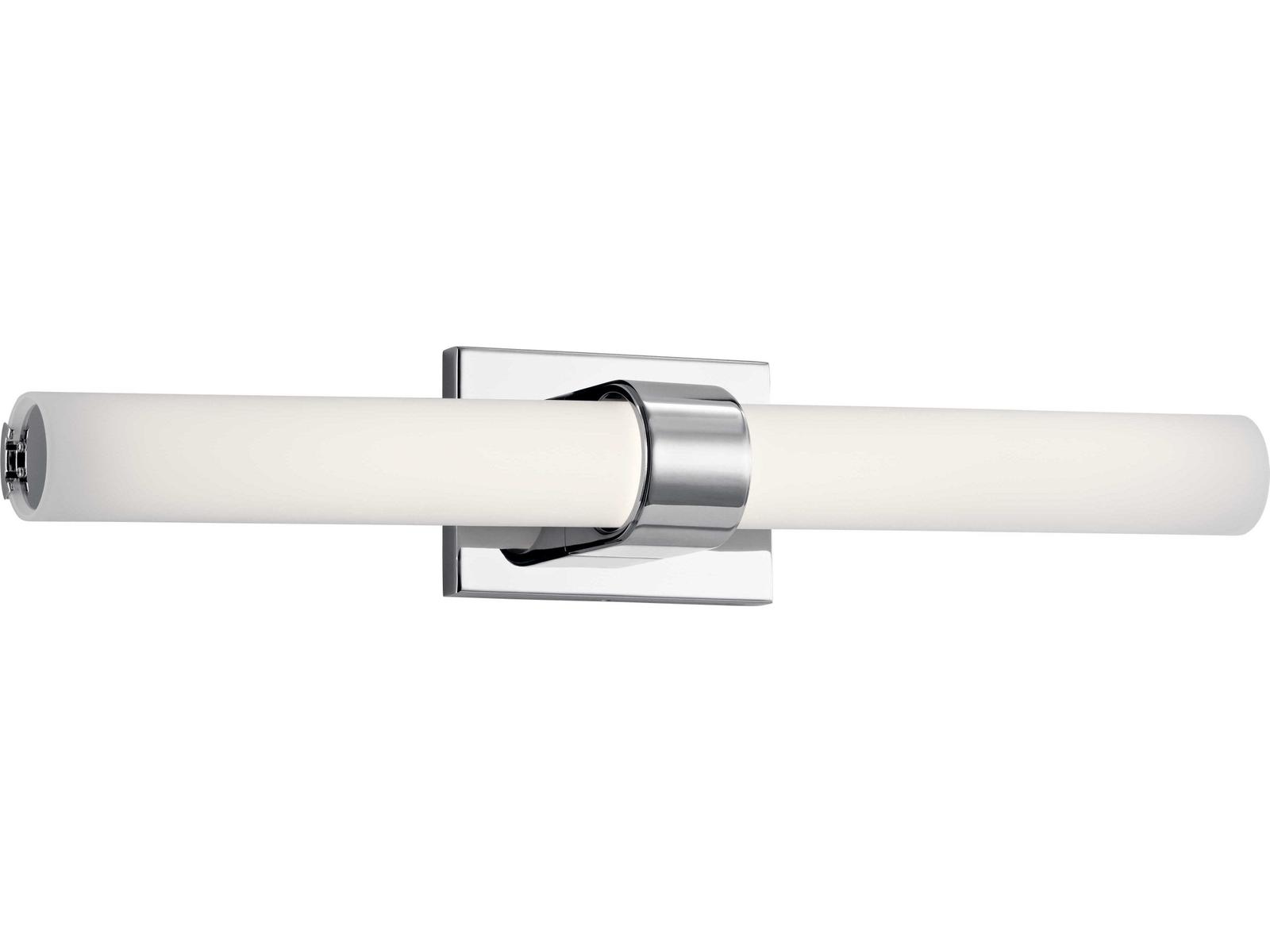 Elan Izza 1-Light Chrome Glass LED Vanity Light